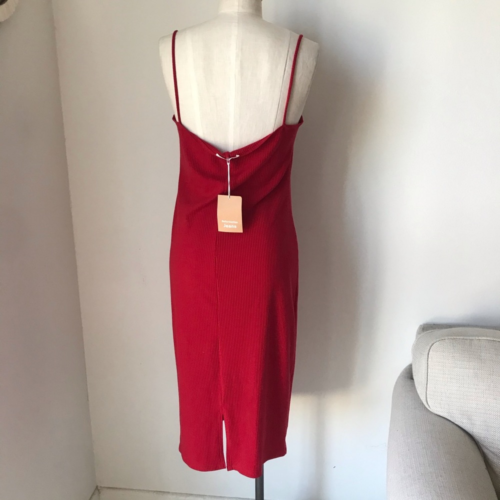 Reformation Mena Ribbed Body-Con Dress - Picture 7 of 7